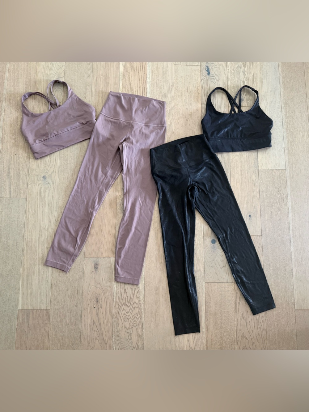 Lululemon Align Shine set - size 4 leggings size 6 energy bras